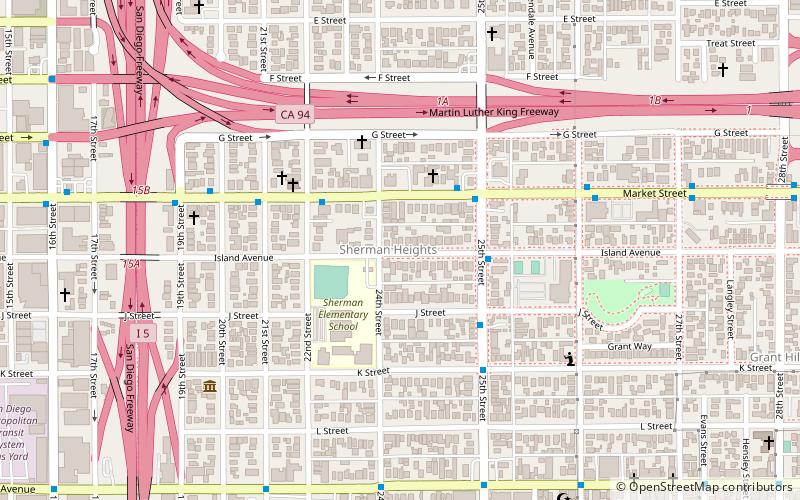 Sherman Heights location map