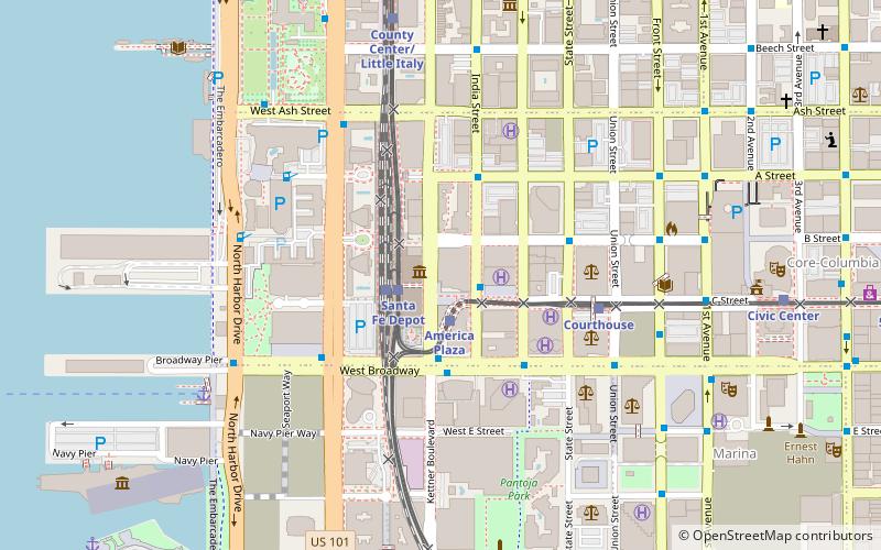 Museum of Contemporary Art San Diego location map