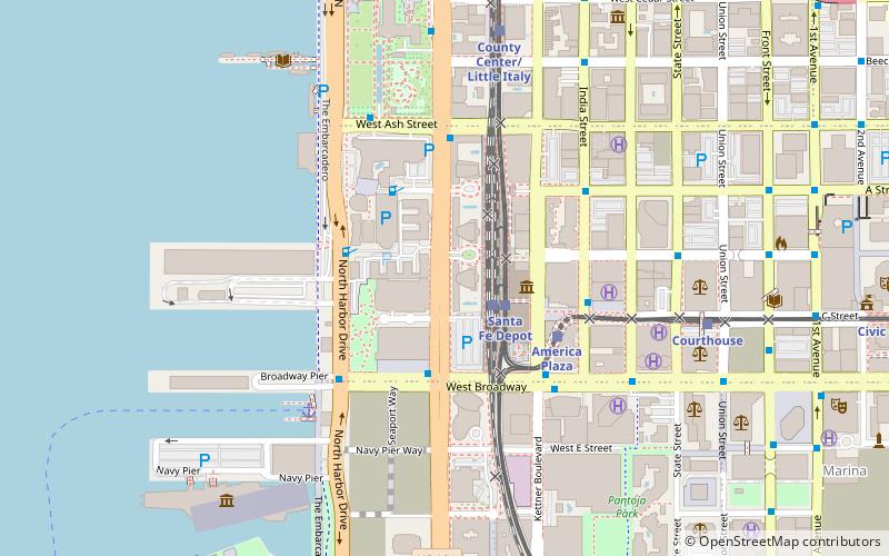 The Grande at Santa Fe Place location map