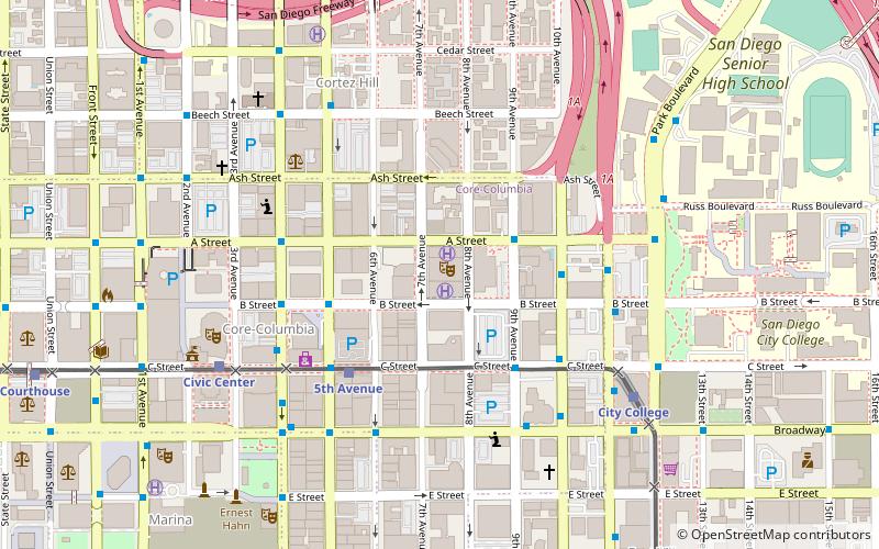 Symphony Towers location map