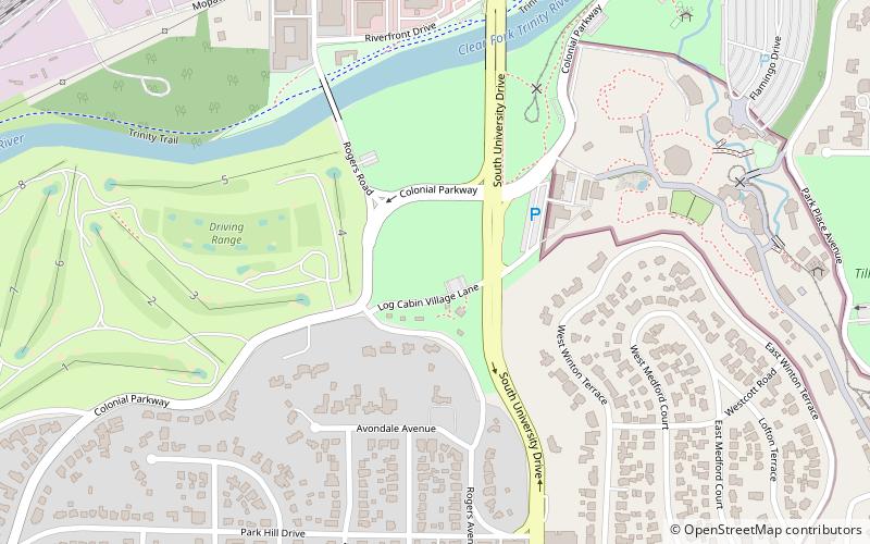 Log Cabin Village location map