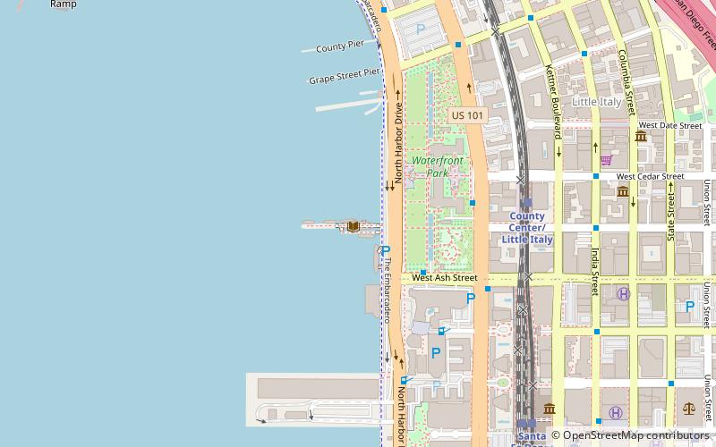 Medea Yacht location map