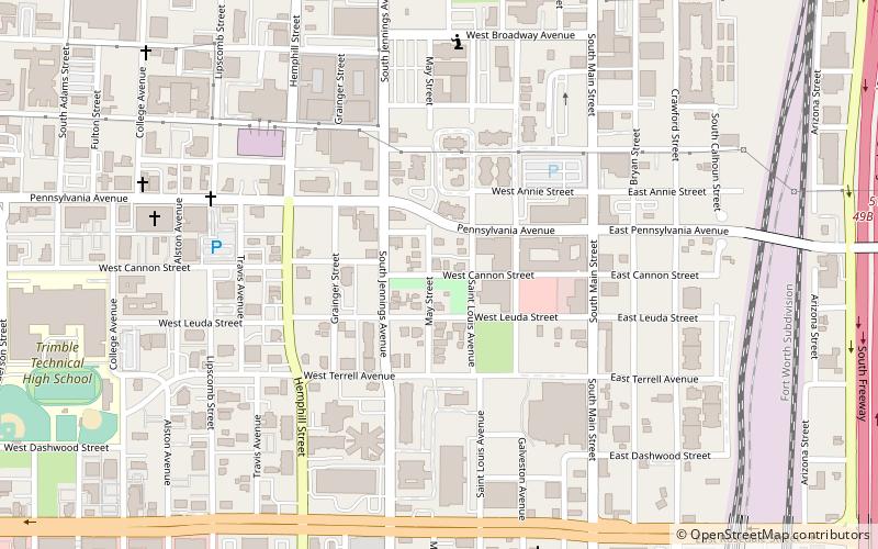 Leuda–May Historic District location map