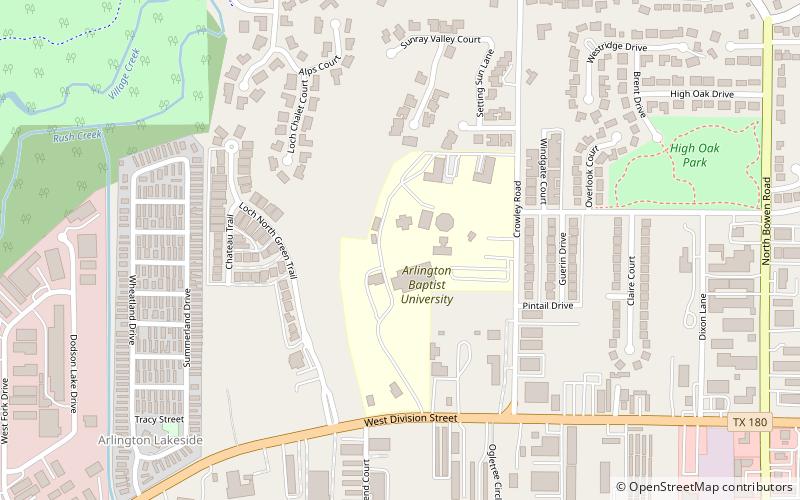 Arlington Baptist College location map