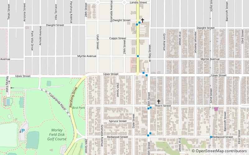North Park location map