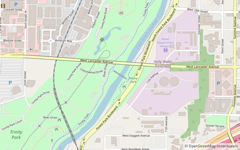 Phyllis J. Tilley Memorial Bridge location map