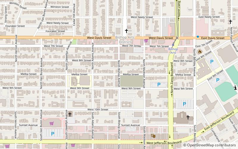 North Bishop Avenue Commercial Historic District location map