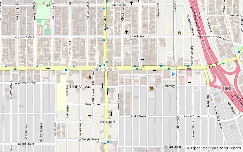 Ray Street Arts District location map
