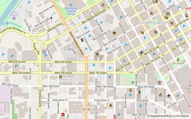 First United Methodist Church - Fort Worth location map