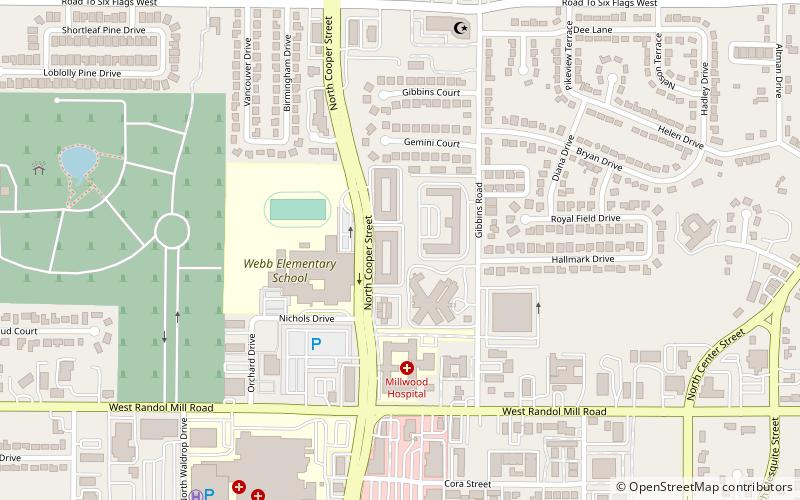 arbor grove arlington location map