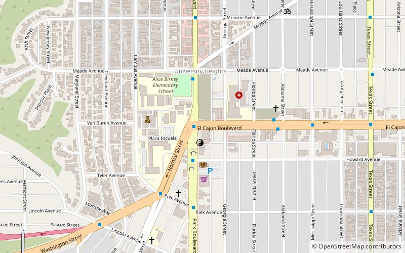 El Cajon Boulevard location map