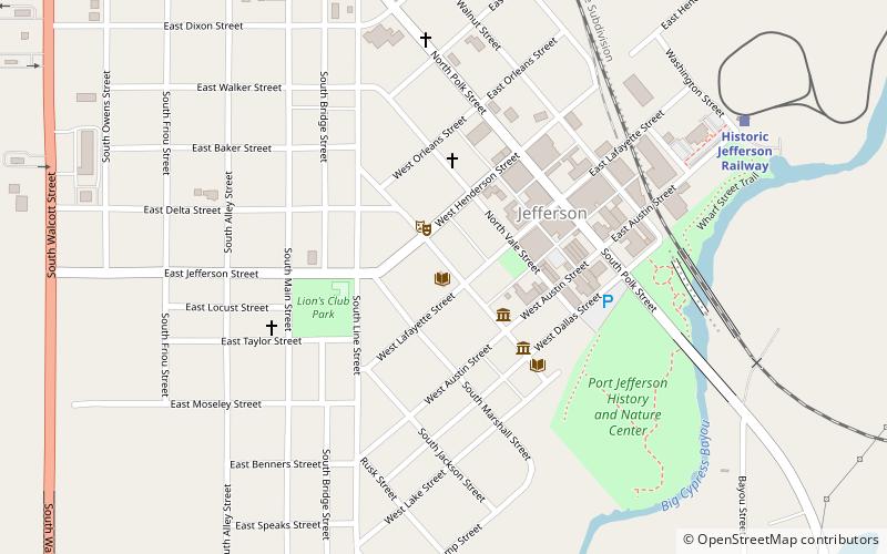 Jefferson Carnegie Library location map