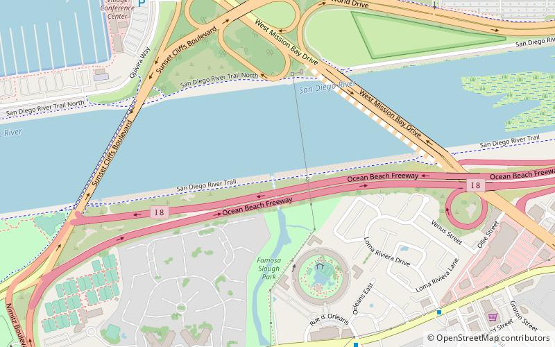 Famosa Slough State Marine Conservation Area location map