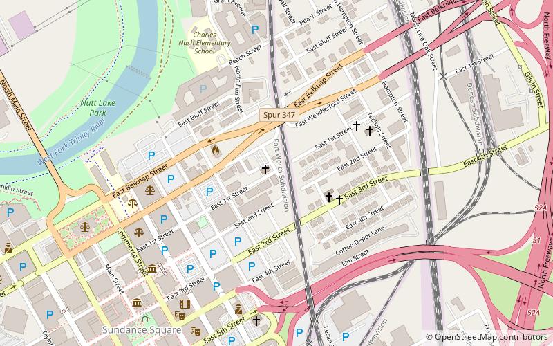Elizabeth Boulevard Historic District location map