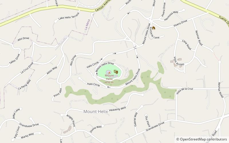 Mt Helix Park location map