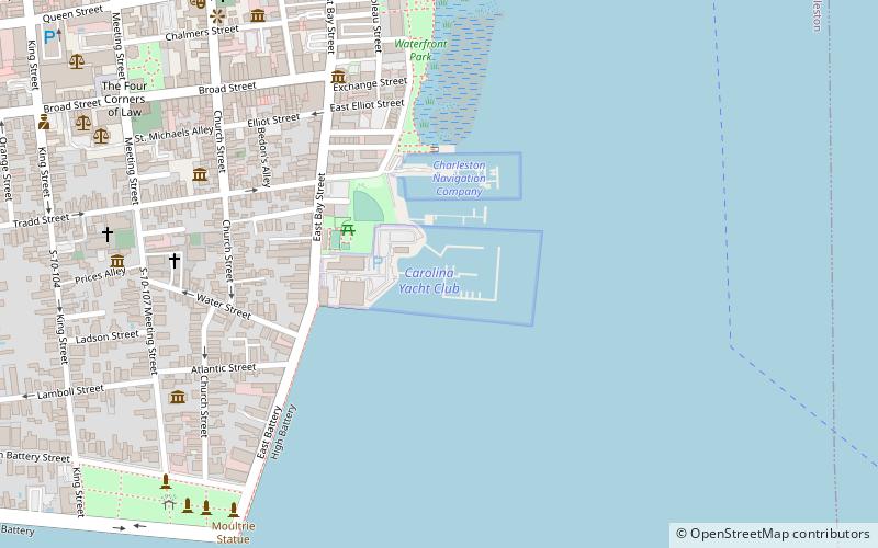 Carolina Yacht Club location map