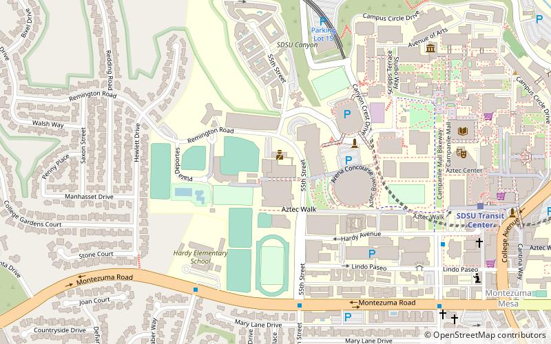 Peterson Gymnasium location map