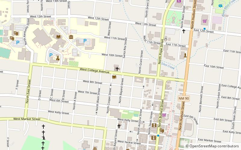 The Public Library of Silver City location map