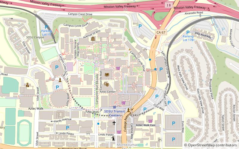 Malcolm A. Love Library location map