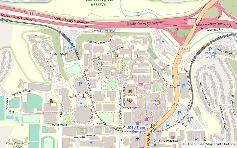 Hepner Hall location map