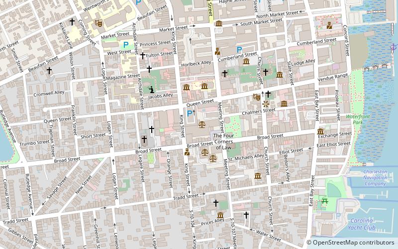 Charleston County Courthouse location map