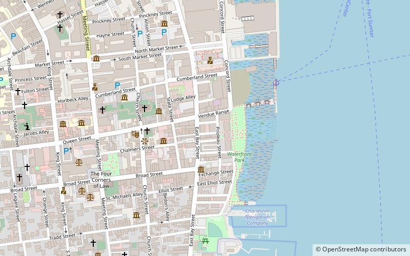 Charleston Artist Guild & CAG Gallery location map