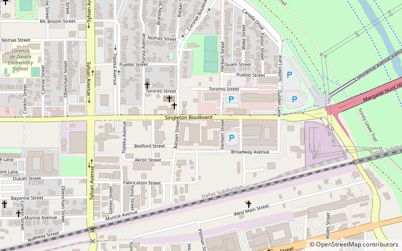 The Workroom - Dallas location map