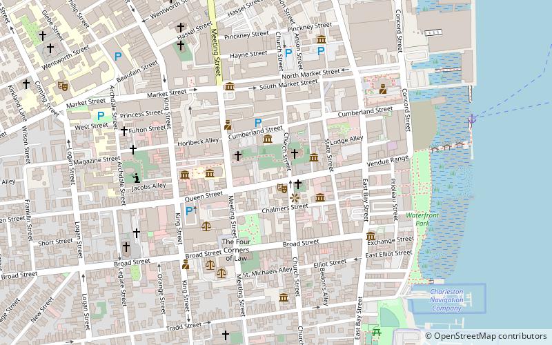 Huguenot Church location map