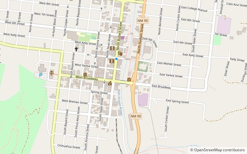 Bullard Hotel location map