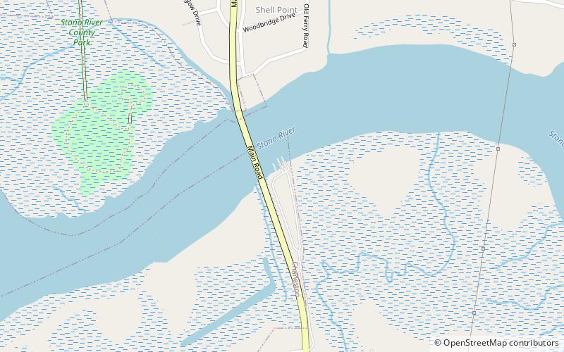 John F. Limehouse Memorial Bridge location map