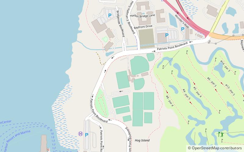 Patriots Point Soccer Complex location map
