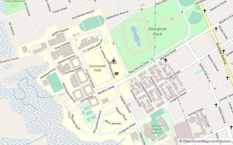 daniel library charleston location map