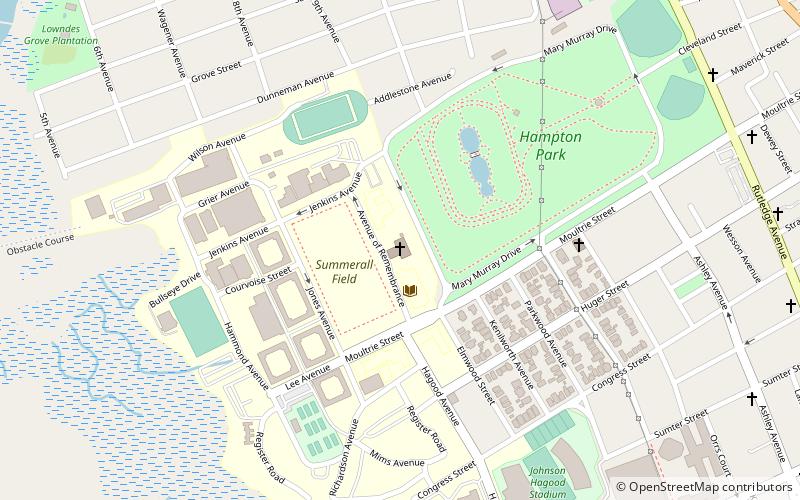 Summerall Chapel location map