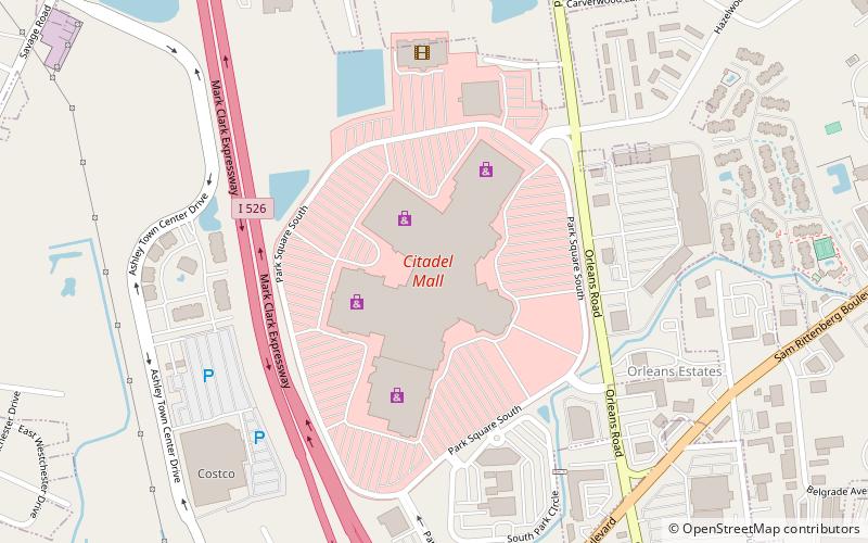 Citadel Mall location map