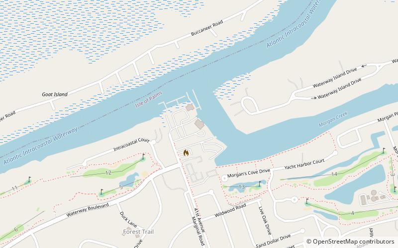 Isle of Palms Marina location map