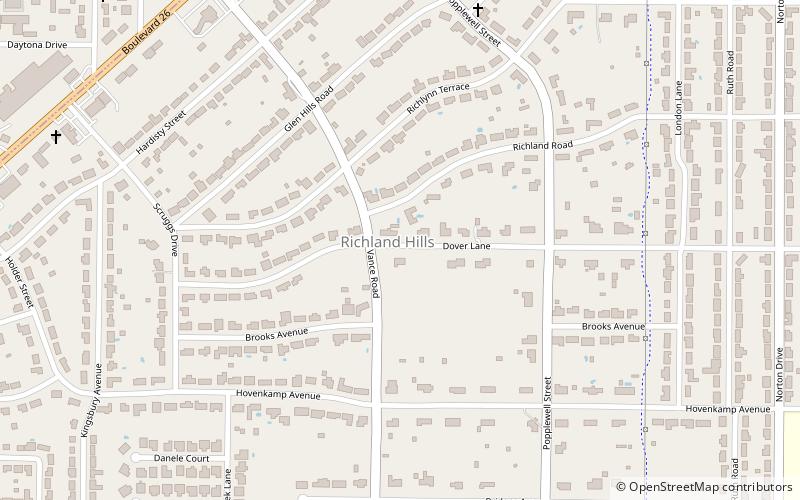 Richland Hills location map