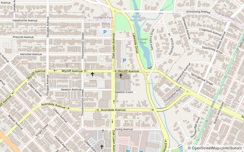 Park Cities Presbyterian Church location map
