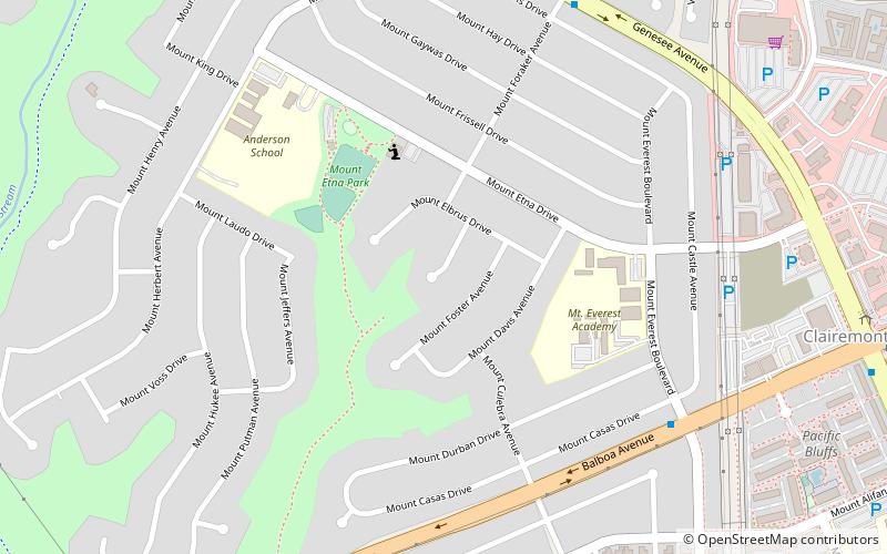 Clairemont location map
