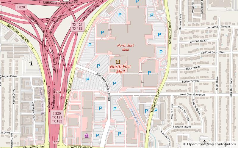 North East Mall location map