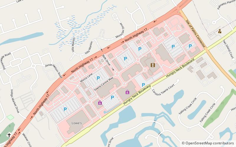 mount pleasant towne centre location map