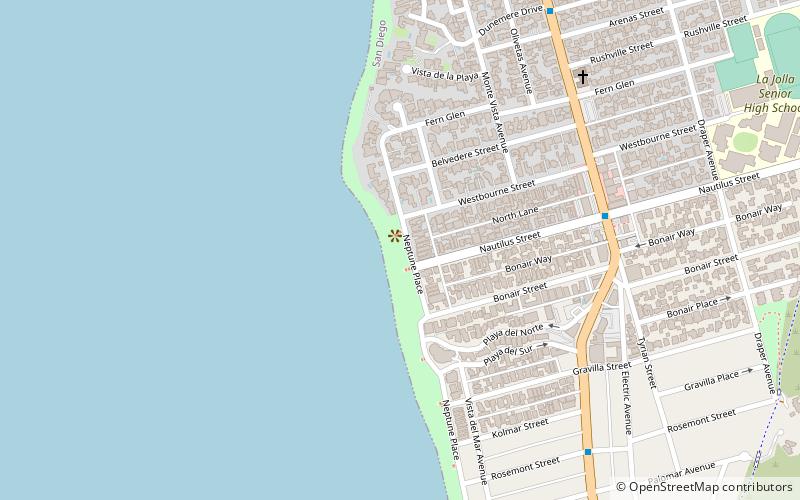 Windansea Beach location map