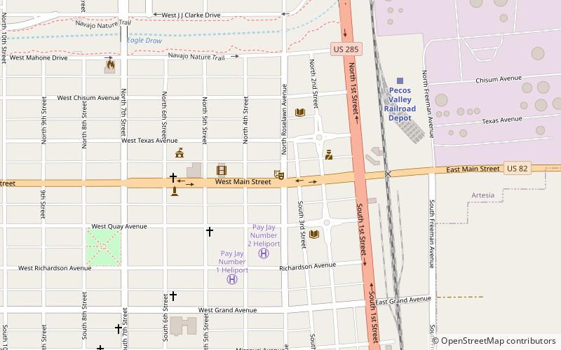 Ocotillo Performing Arts Center location map