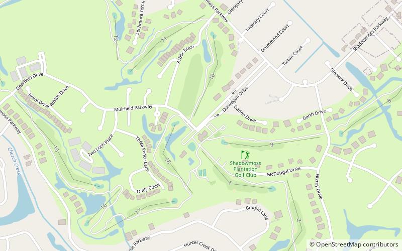 Shadowmoss Plantation Golf Club location map