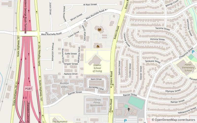 Islamic Center of Irving location map