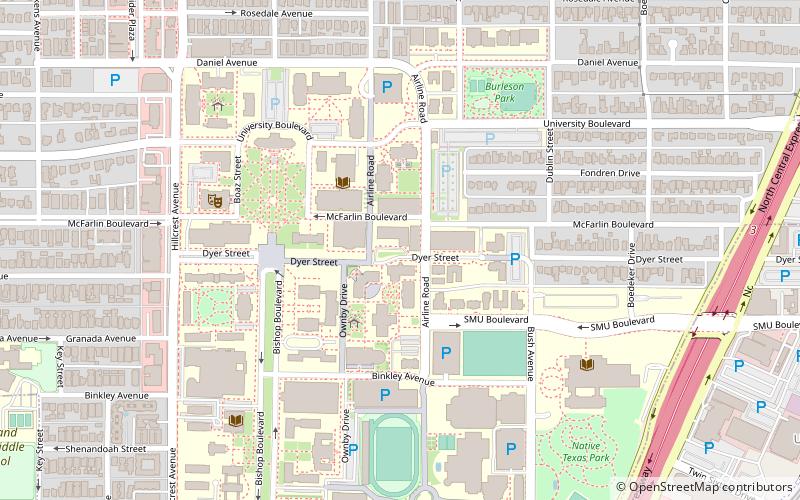 Stanley Patterson Hall location map