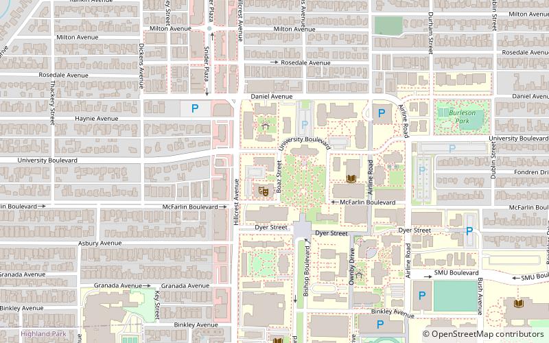 Perkins Hall of Administration location map