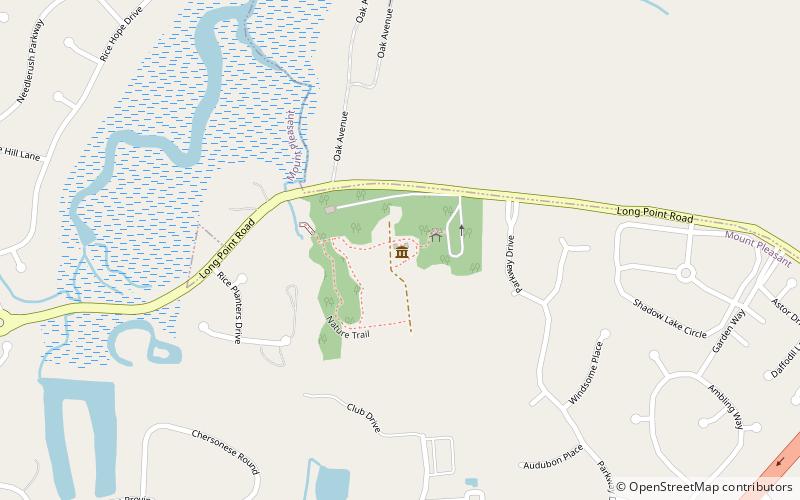 Charles Pinckney National Historic Site location map
