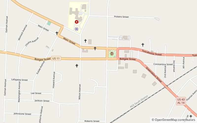 Attoway R. Davis Home location map