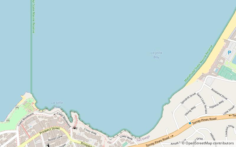 San Diego-La Jolla Underwater Park location map