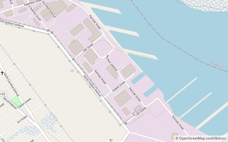 H.L. Hunley location map